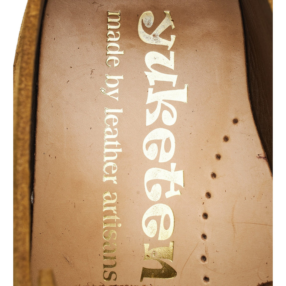 'Sports 2 Pcs Moc' Tan Brown Suede Moccasins UK 9 US 10