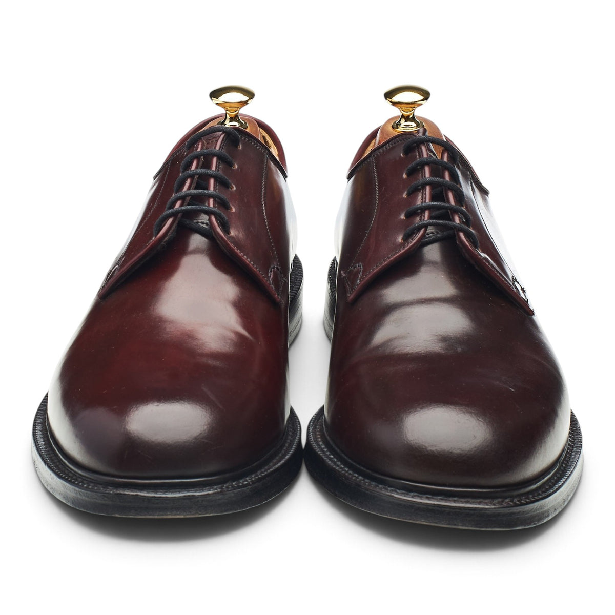 'Shannon' Burgundy Cordovan Leather Derby UK 10.5 F