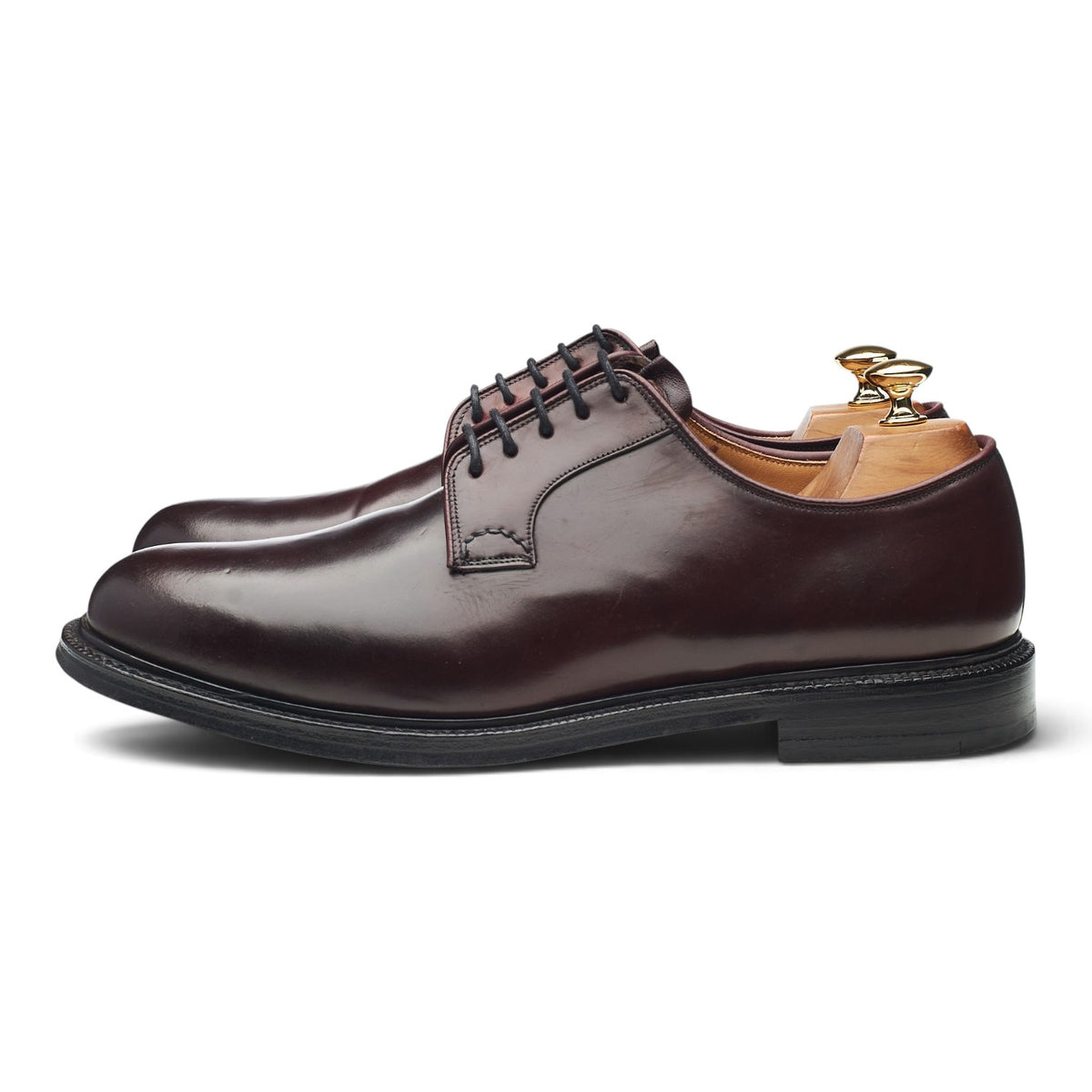 'Shannon' Burgundy Cordovan Leather Derby UK 10.5 F