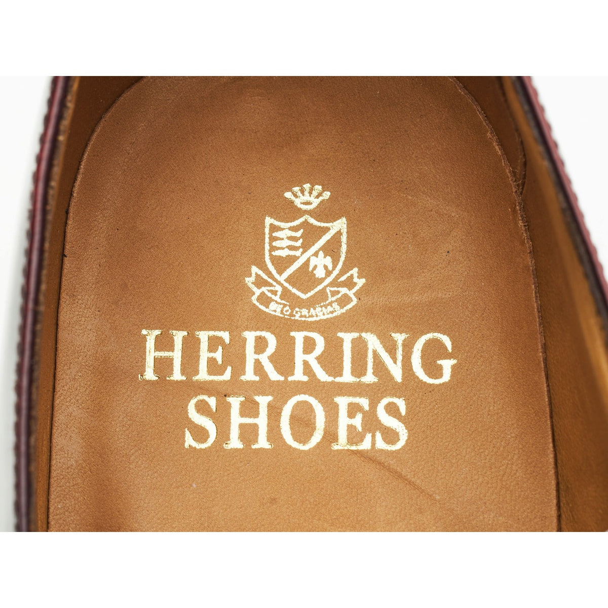 'Cardiff' Burgundy Leather Monk Strap UK 8.5 F