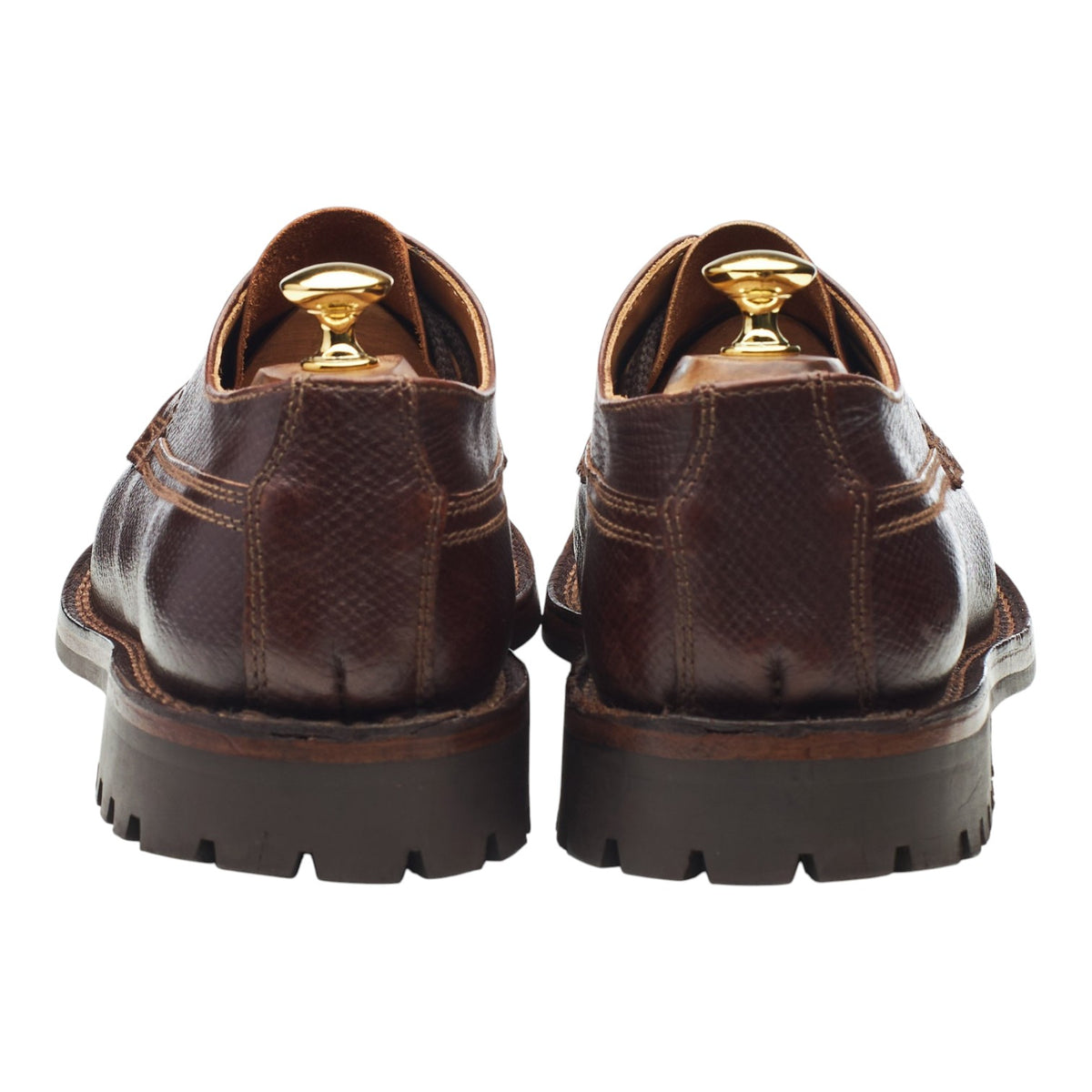 G:One 'Victor' Brown Grain Leather Veldtschoen Derby UK 10 G