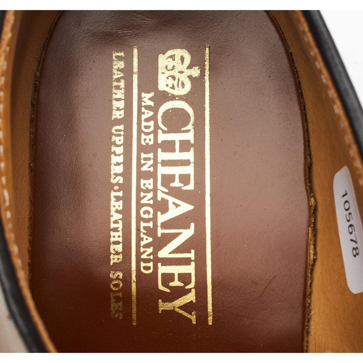 'Belvoir' Tan Brown Leather Split Toe Derby UK 7.5 F