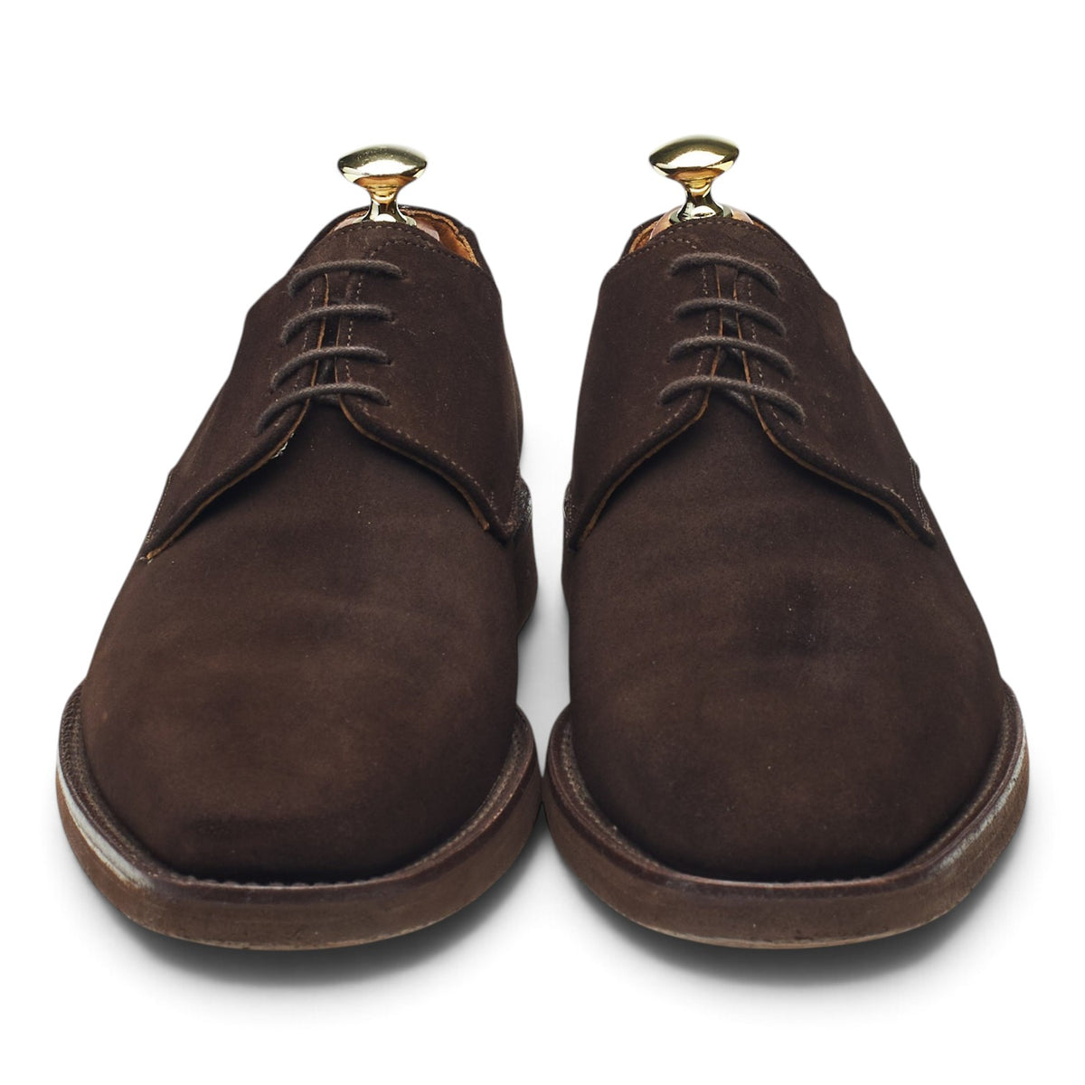 'Baxter' Dark Brown Suede Derby UK 8 F