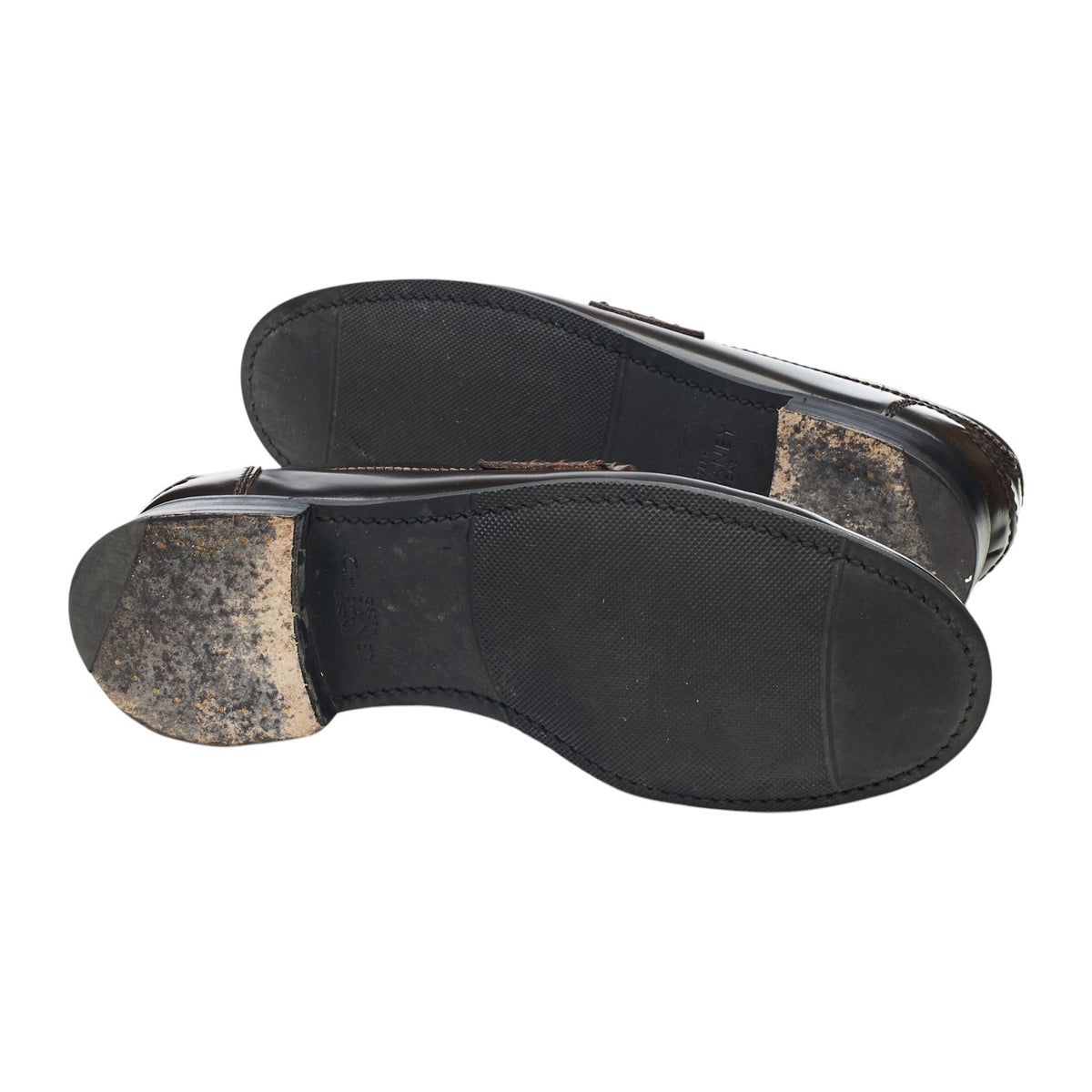 'Dover' Dark Brown Leather Loafers UK 7 F