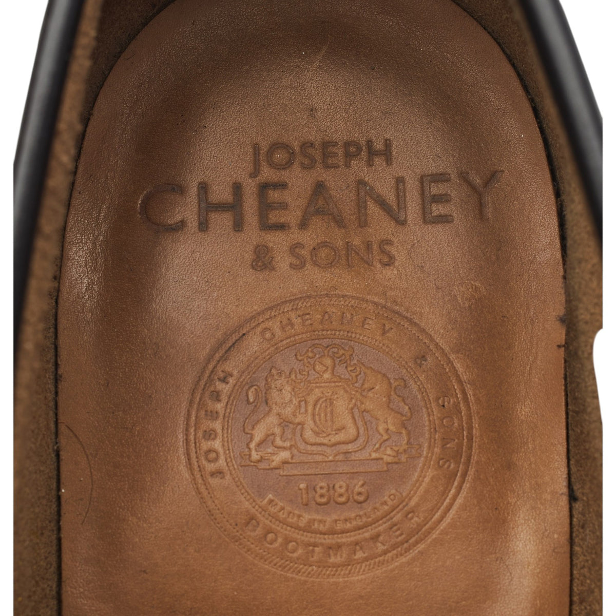 'Dover' Dark Brown Leather Loafers UK 7 F