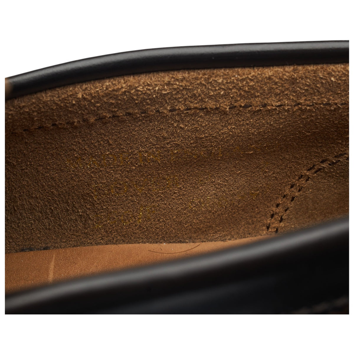 'Dover' Dark Brown Leather Loafers UK 7 F
