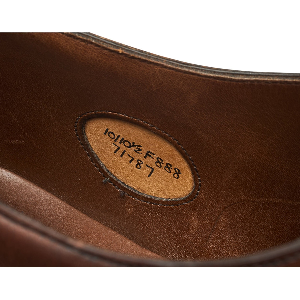 'Asquith' Dark Brown Leather Oxford Brogue UK 10 F