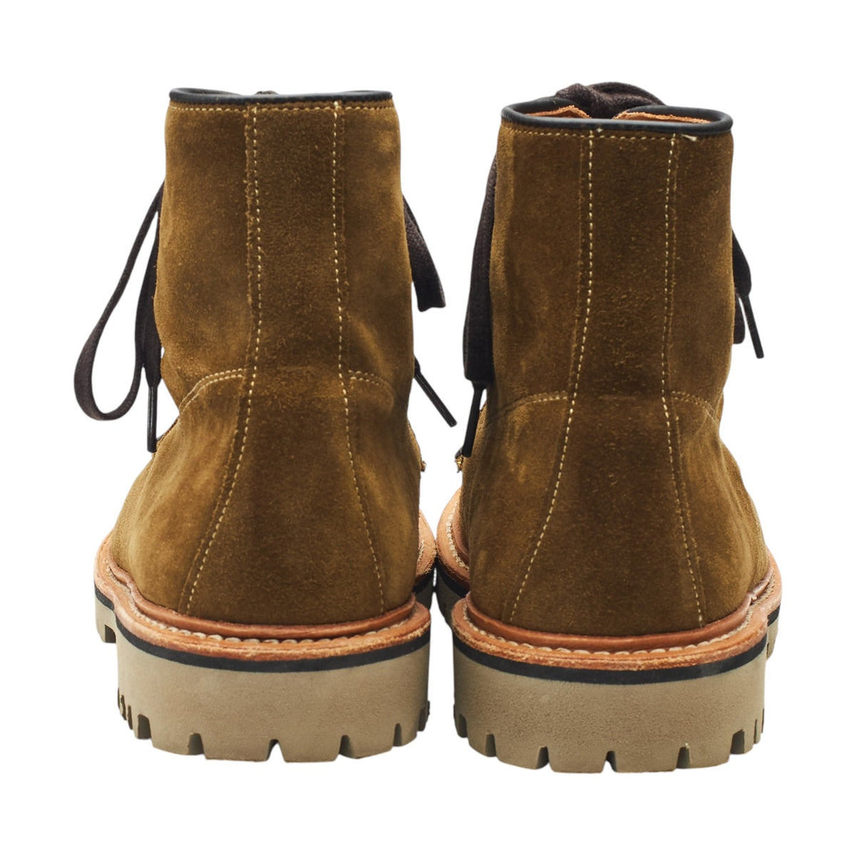 Snuff Brown Suede Moc Toe Boots UK 7 US 8 D