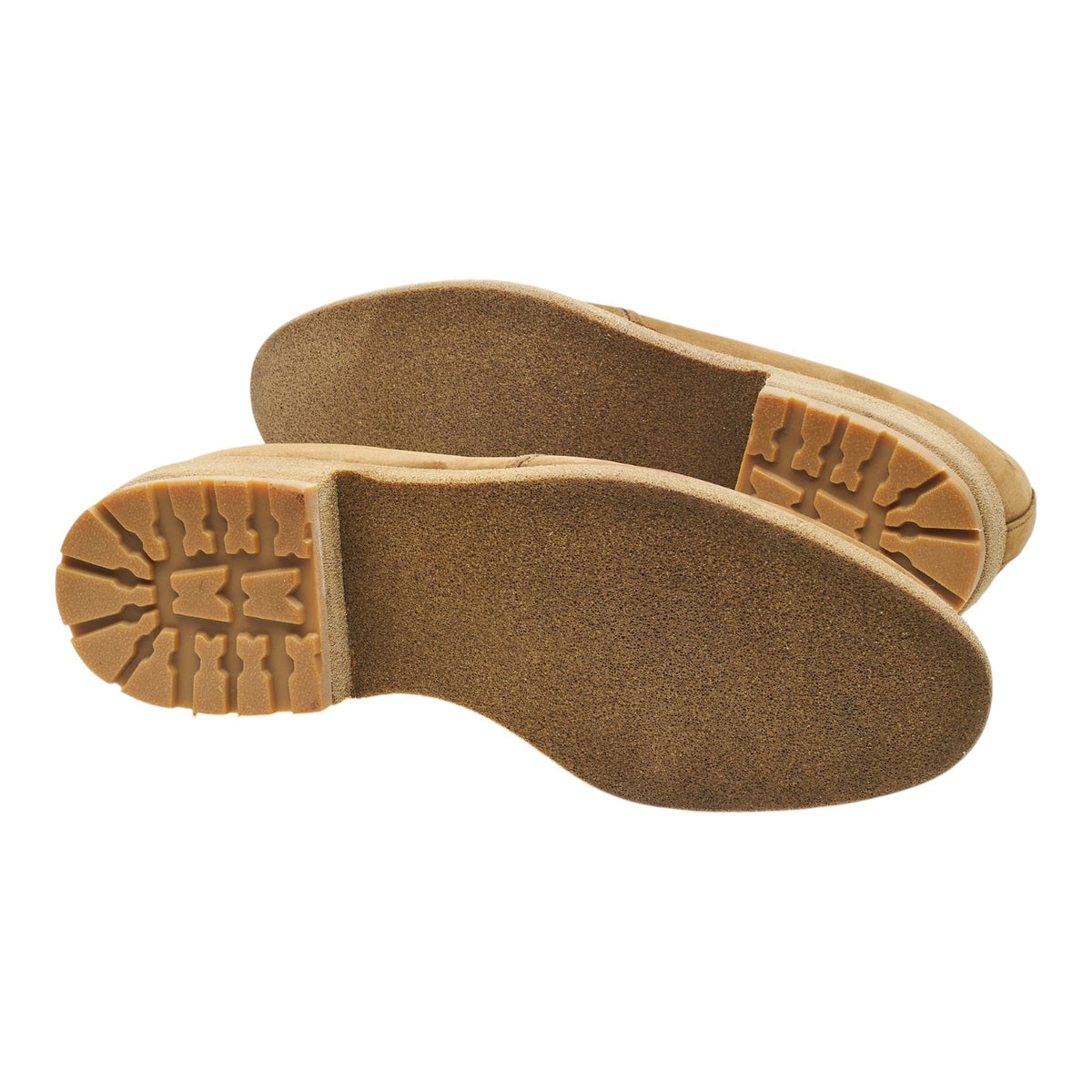 Sand Brown Nubuck Leather Loafers UK 9 F