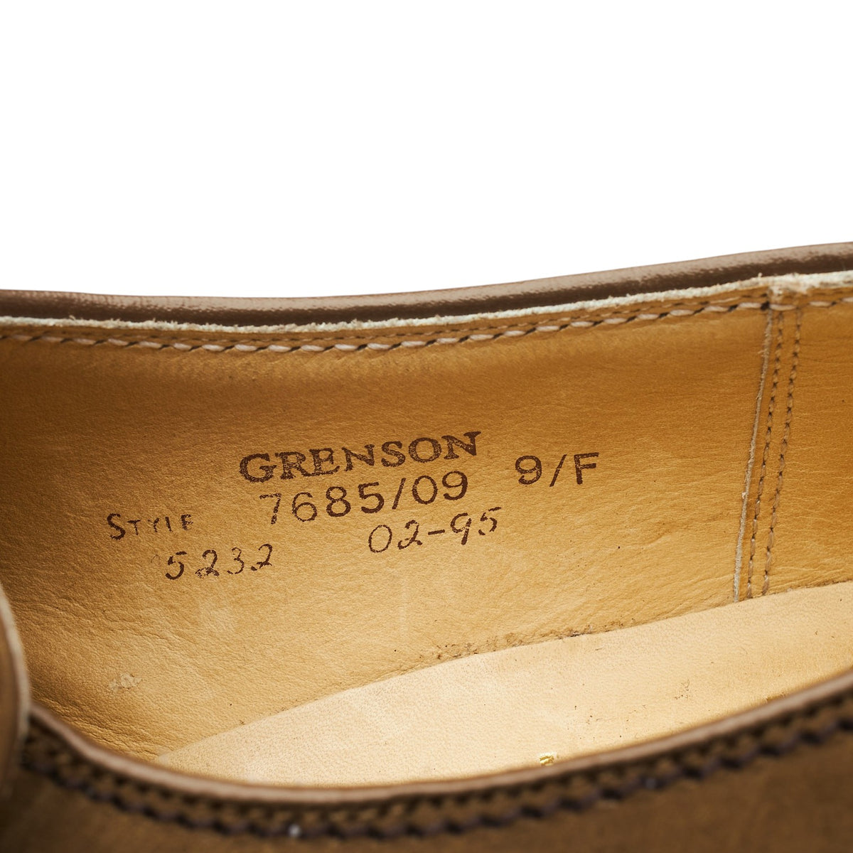 Sand Brown Nubuck Leather Loafers UK 9 F