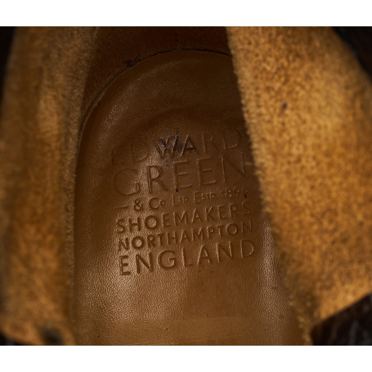 'Galway' Dark Brown / Black Grain Leather Boots UK 9.5 E