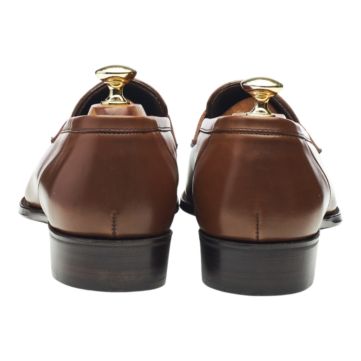 'Newport' Brown Leather Loafers UK 8.5 E