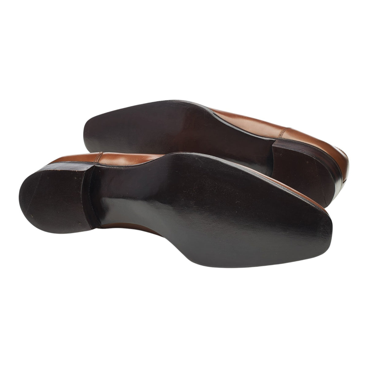 'Newport' Brown Leather Loafers UK 8.5 E