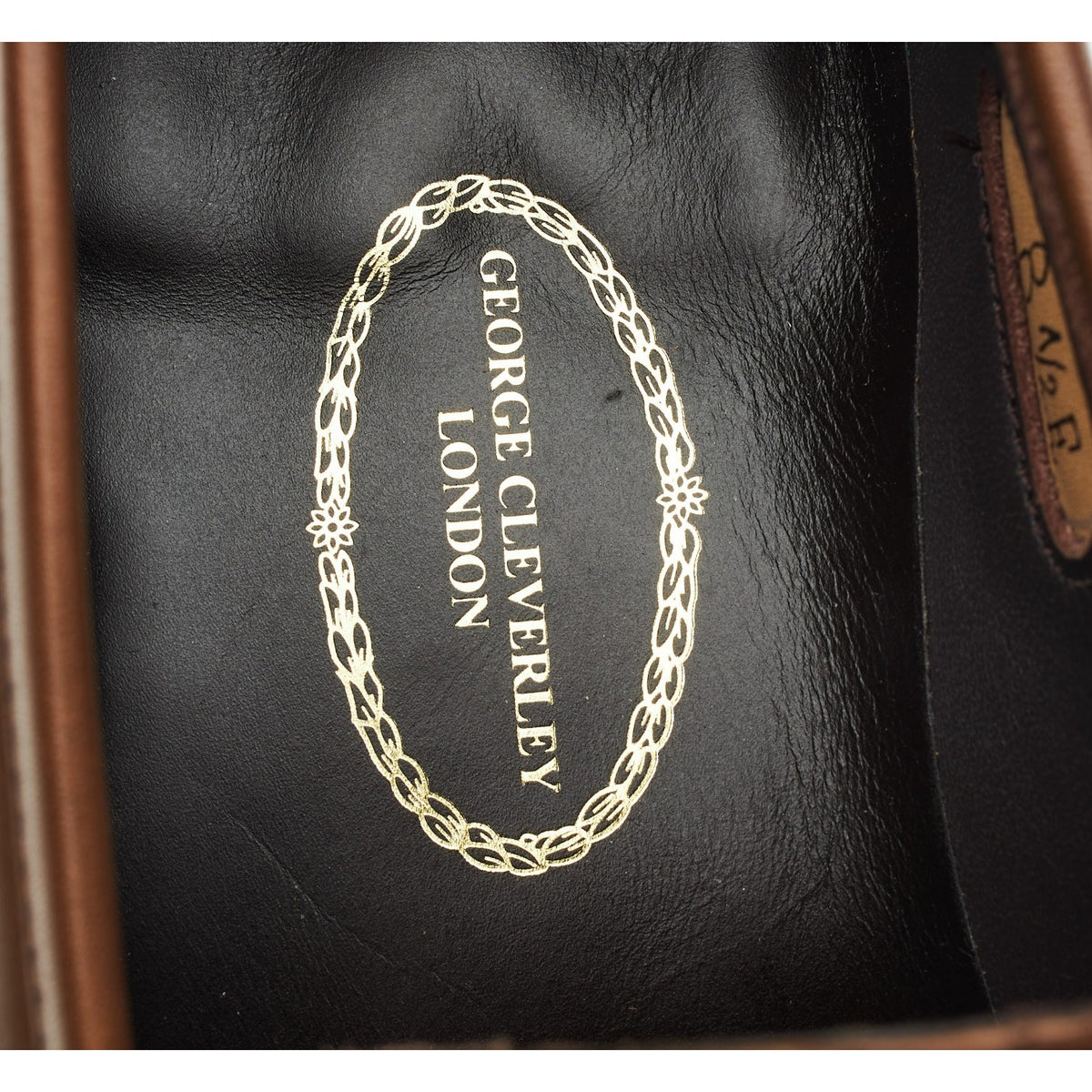 'Newport' Brown Leather Loafers UK 8.5 E
