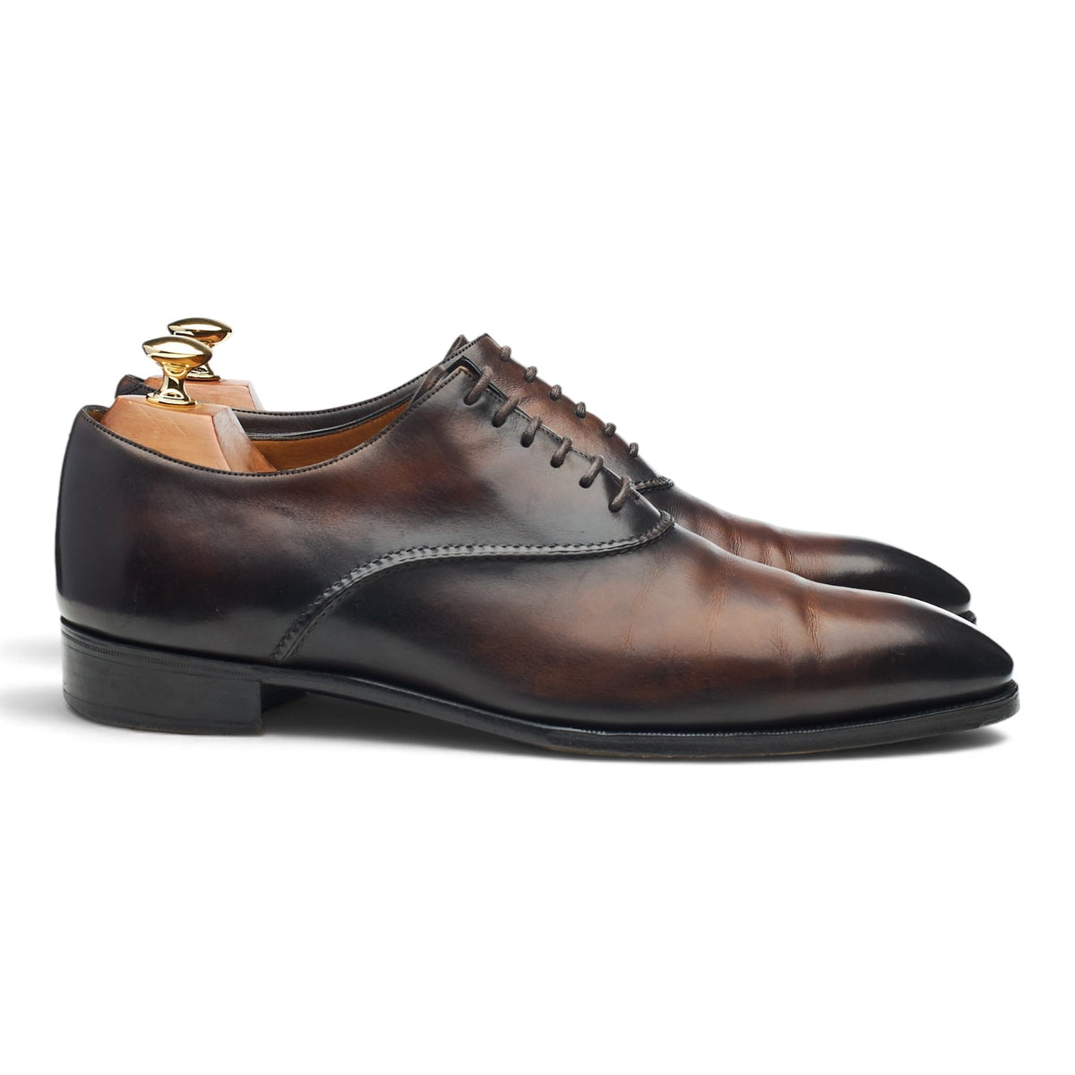 Deco 'Wren' Criolla Brown Patina Leather Oxford UK 9 F