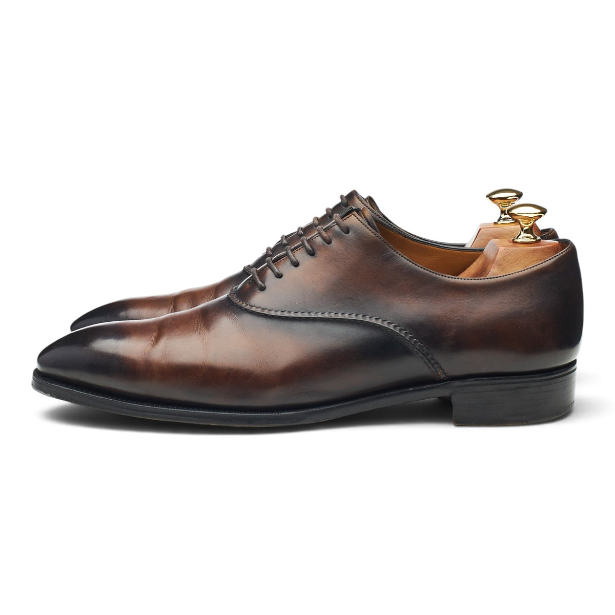 Deco 'Wren' Criolla Brown Patina Leather Oxford UK 9 F