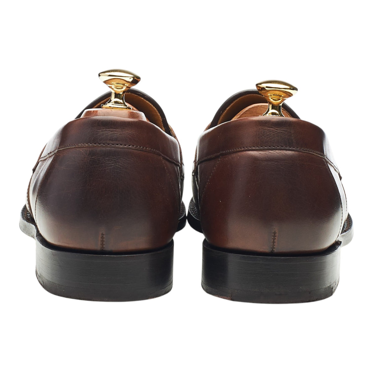 'Portsmouth' Dark Brown Leather Loafers UK 9.5 F