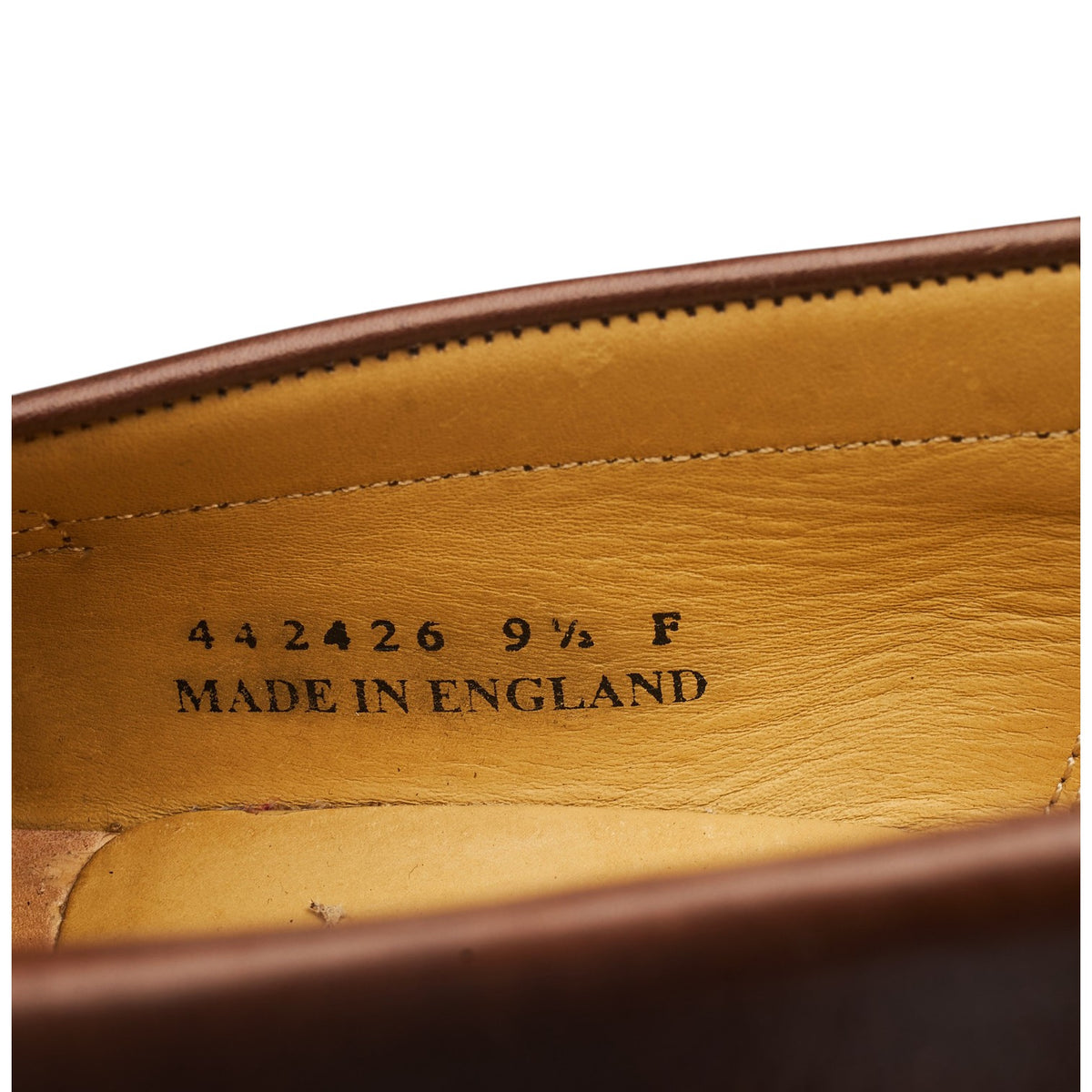 'Portsmouth' Dark Brown Leather Loafers UK 9.5 F