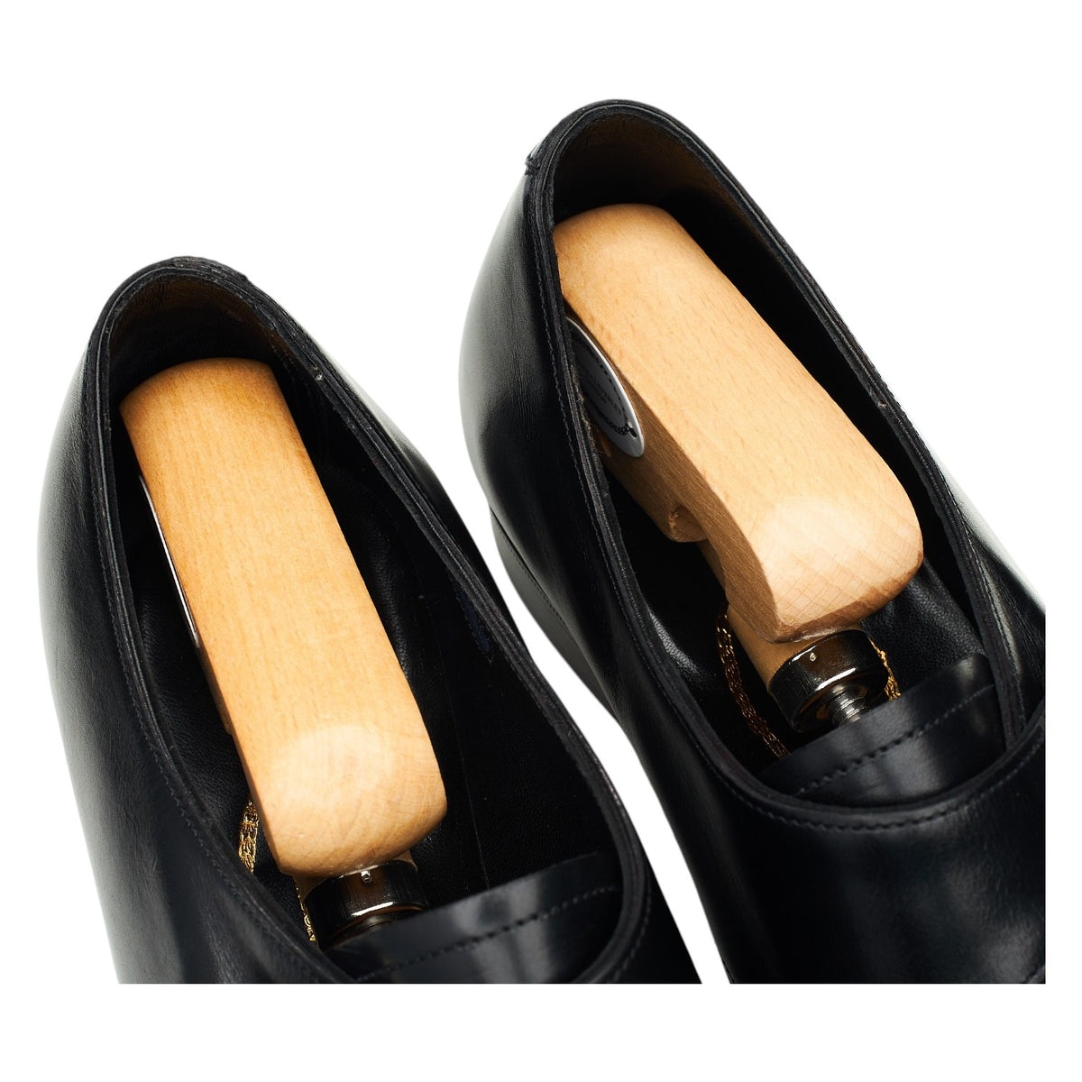 'Chow' Black Leather Monk Strap UK 10.5 D