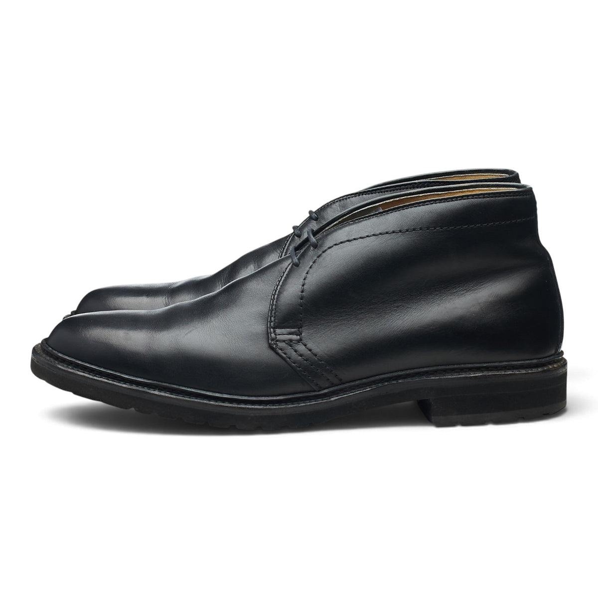 '127178' Black Leather Chukka Boots UK 10.5 US 11 D