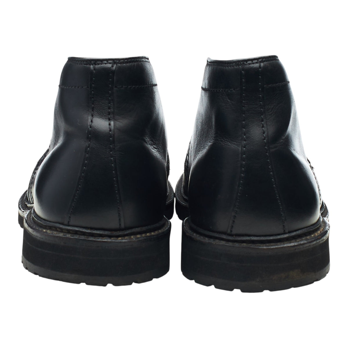 '127178' Black Leather Chukka Boots UK 10.5 US 11 D