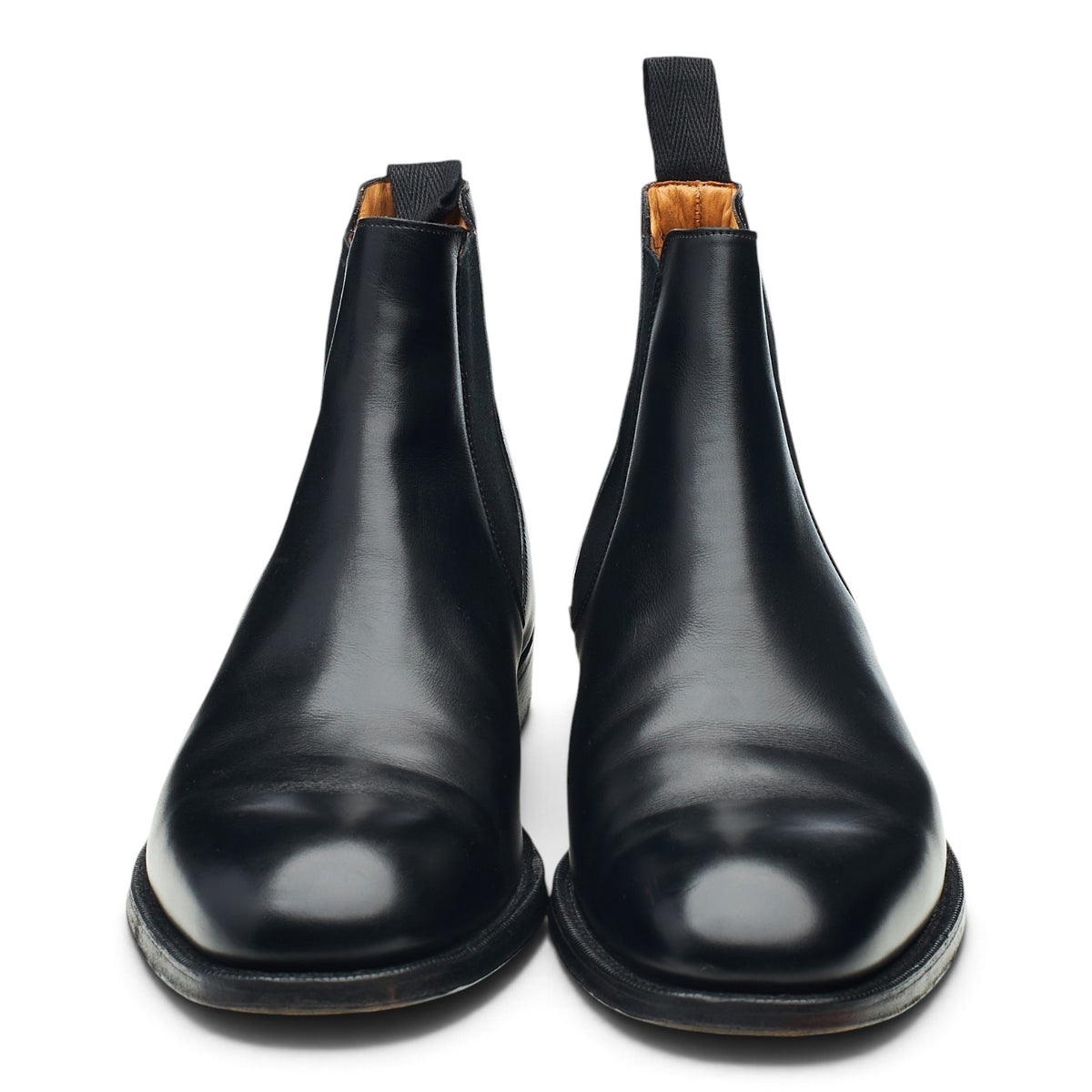 'Amberley' Black Leather Chelsea Boots UK 10.5 F