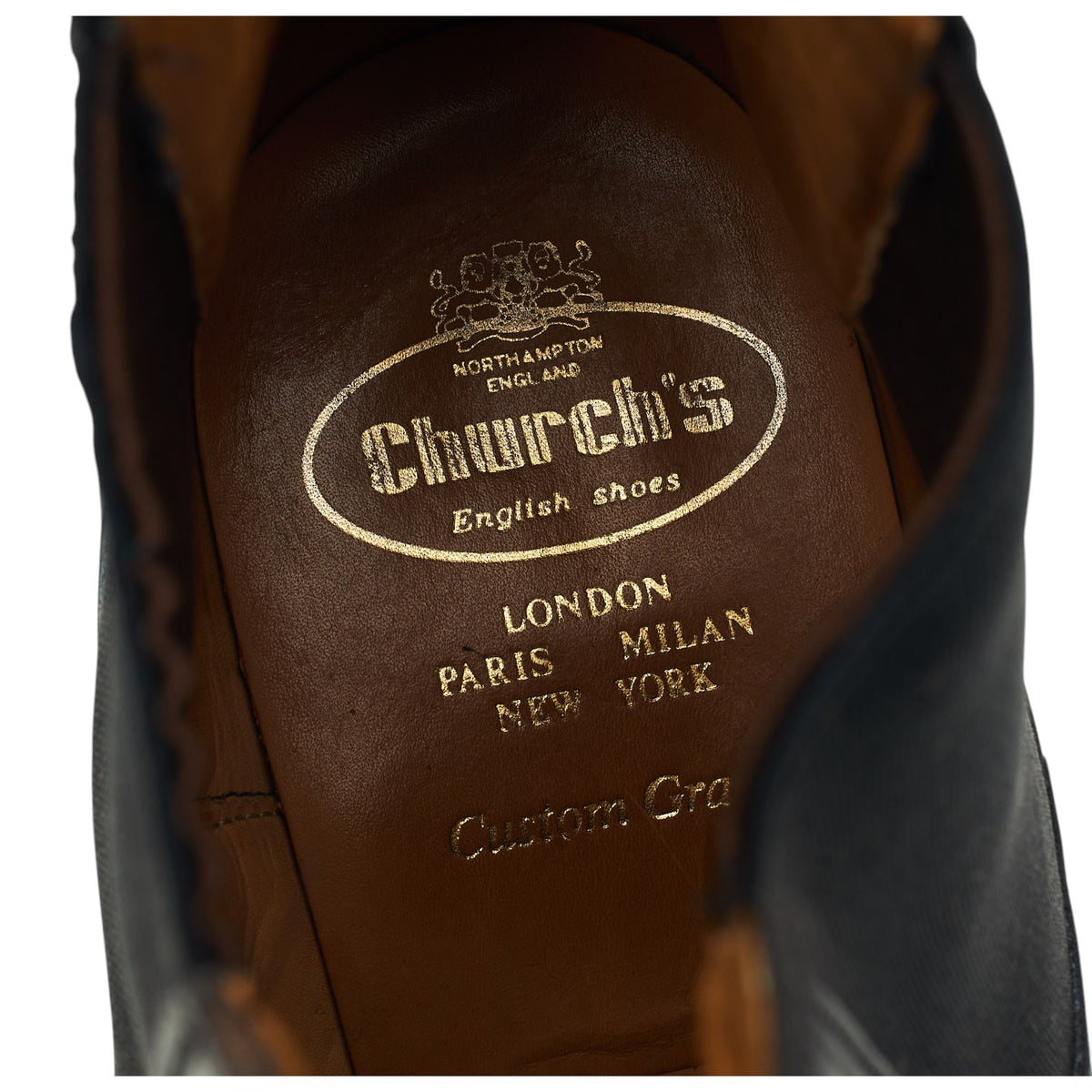 'Amberley' Black Leather Chelsea Boots UK 10.5 F