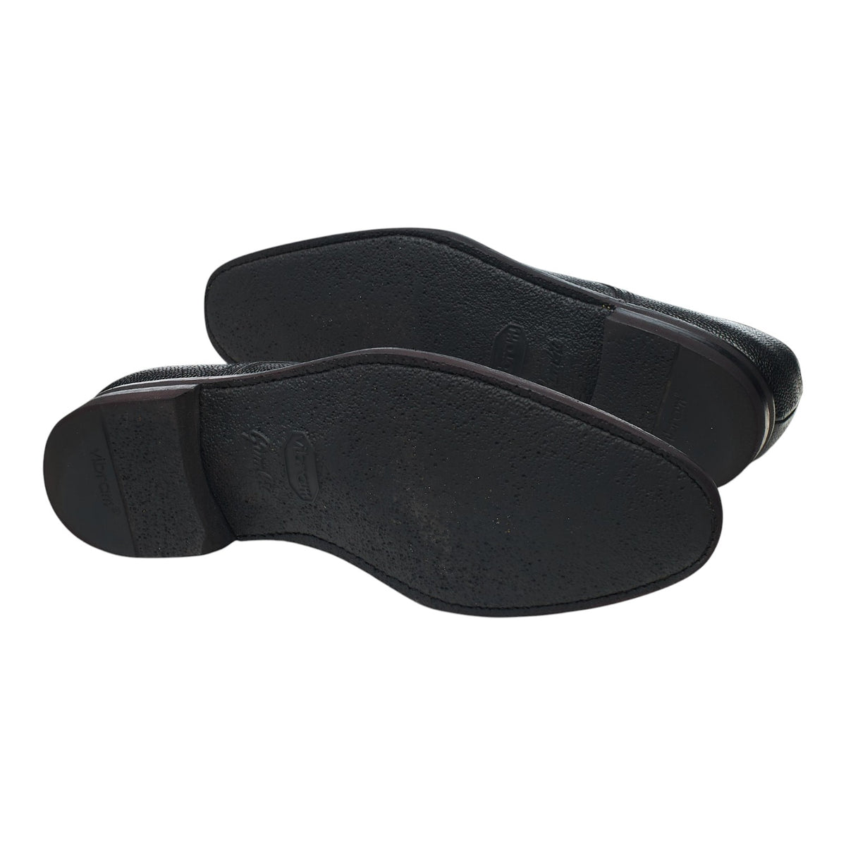'Carnera' Black Grain Leather Derby UK 9