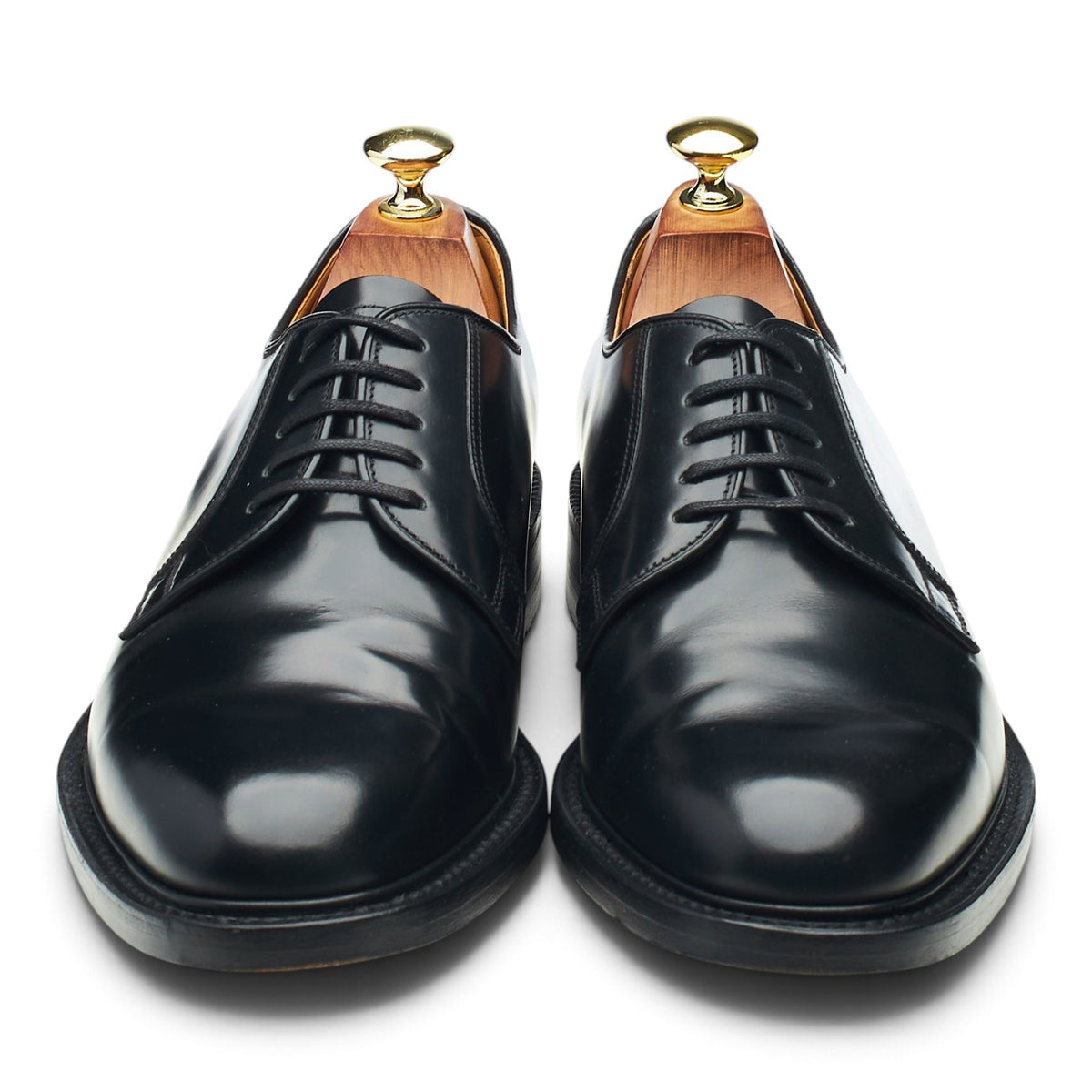 '771' Black Leather Derby UK 8 EX