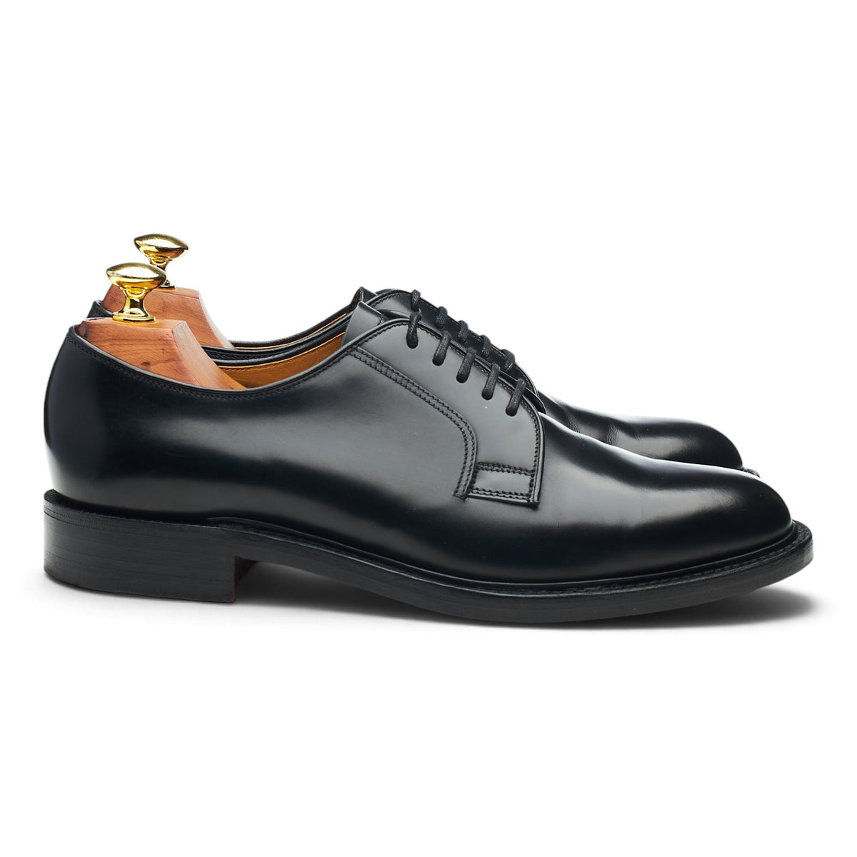 '771' Black Leather Derby UK 8 EX