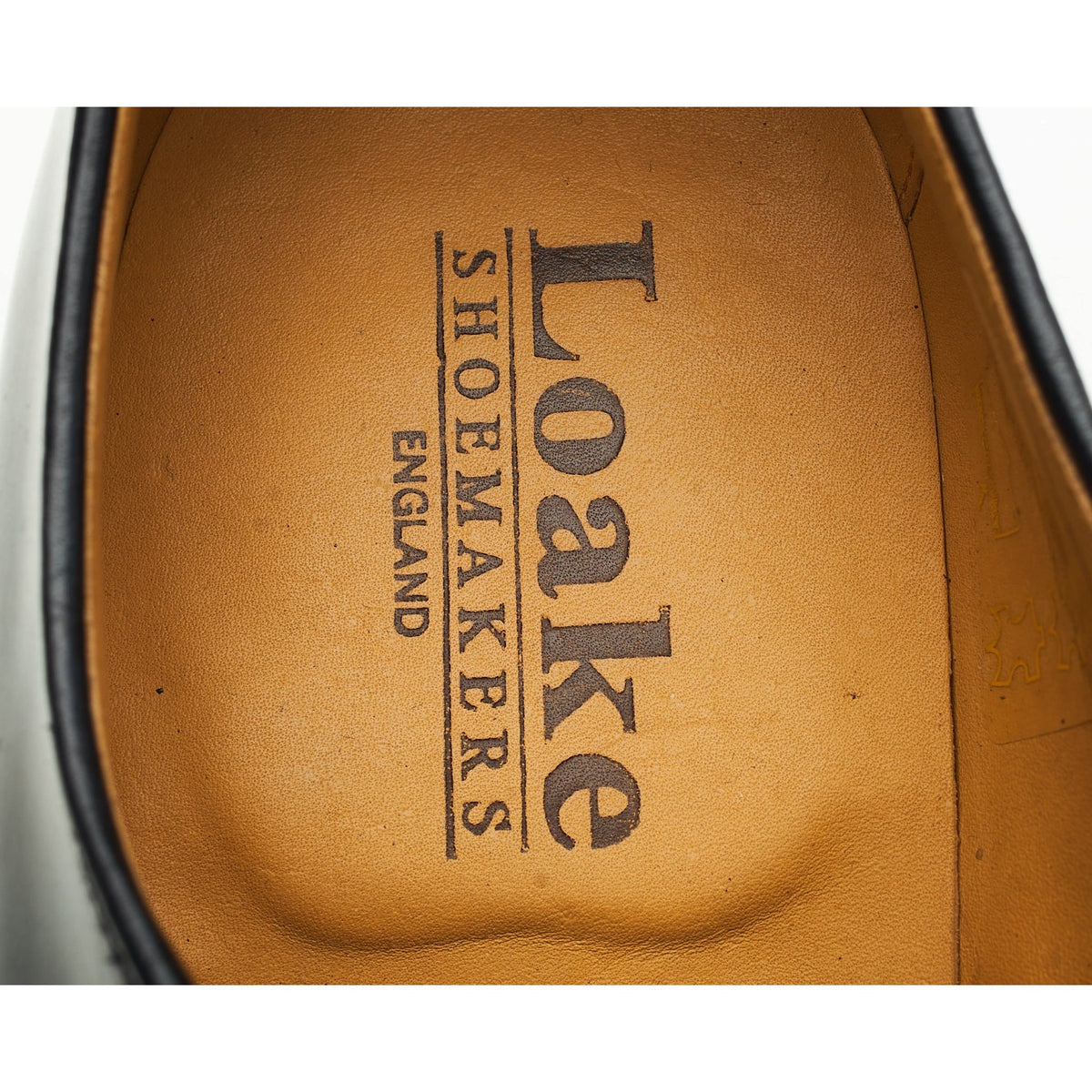 '771' Black Leather Derby UK 8 EX