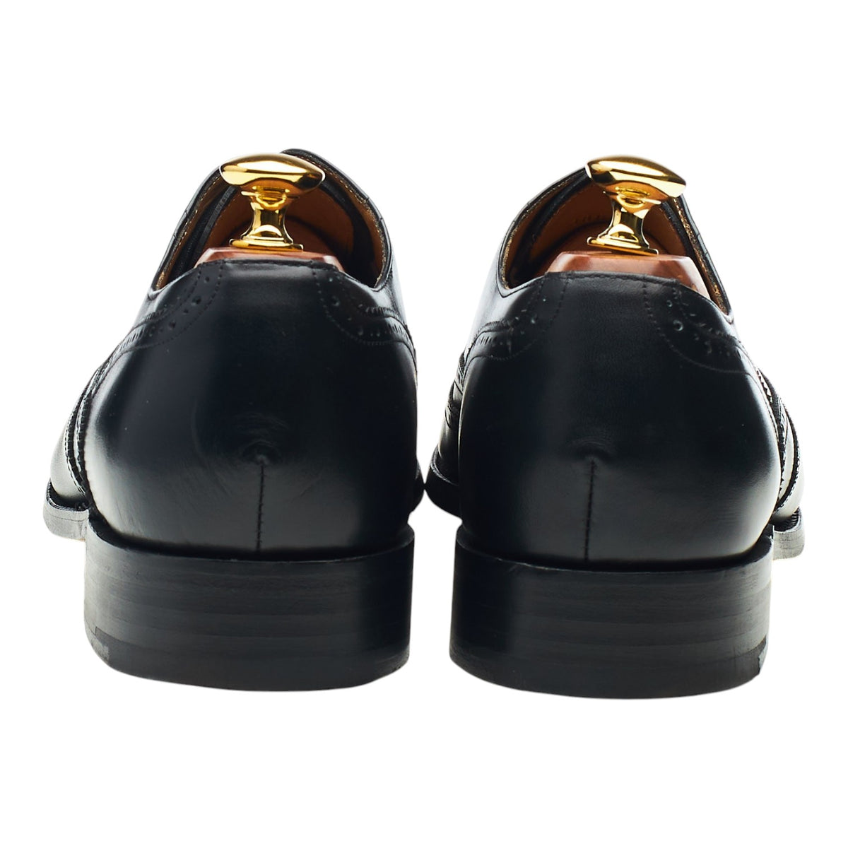 'Newport' Black Leather Oxford Brogues UK 7 G