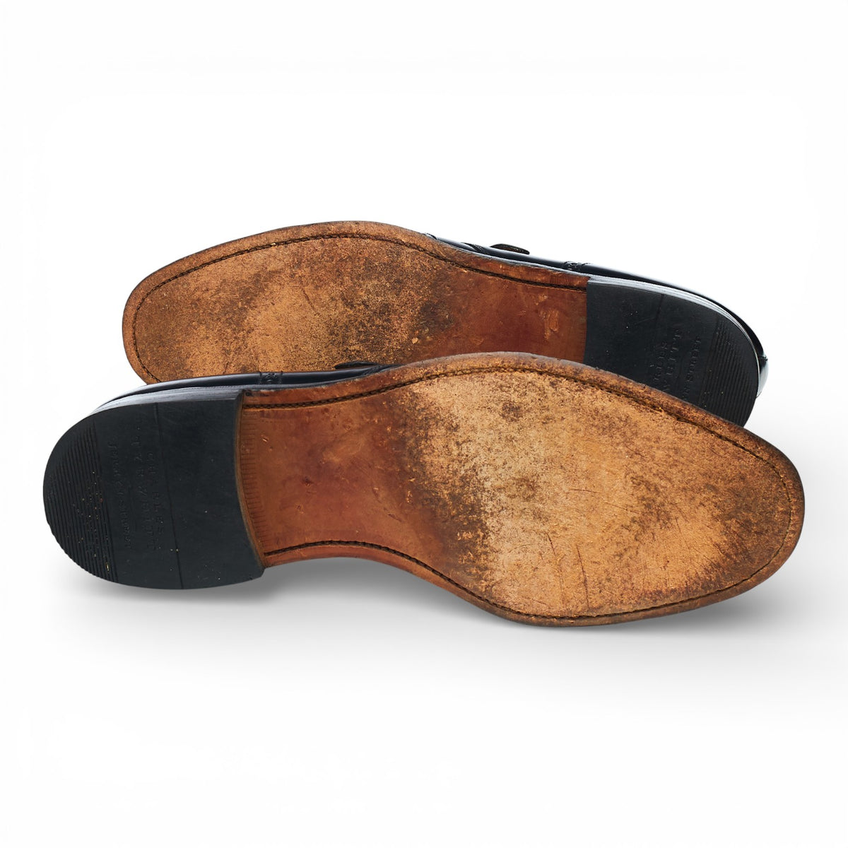 Charles Tyrwhitt 'Compton' Black Leather Monk Strap UK 9 F