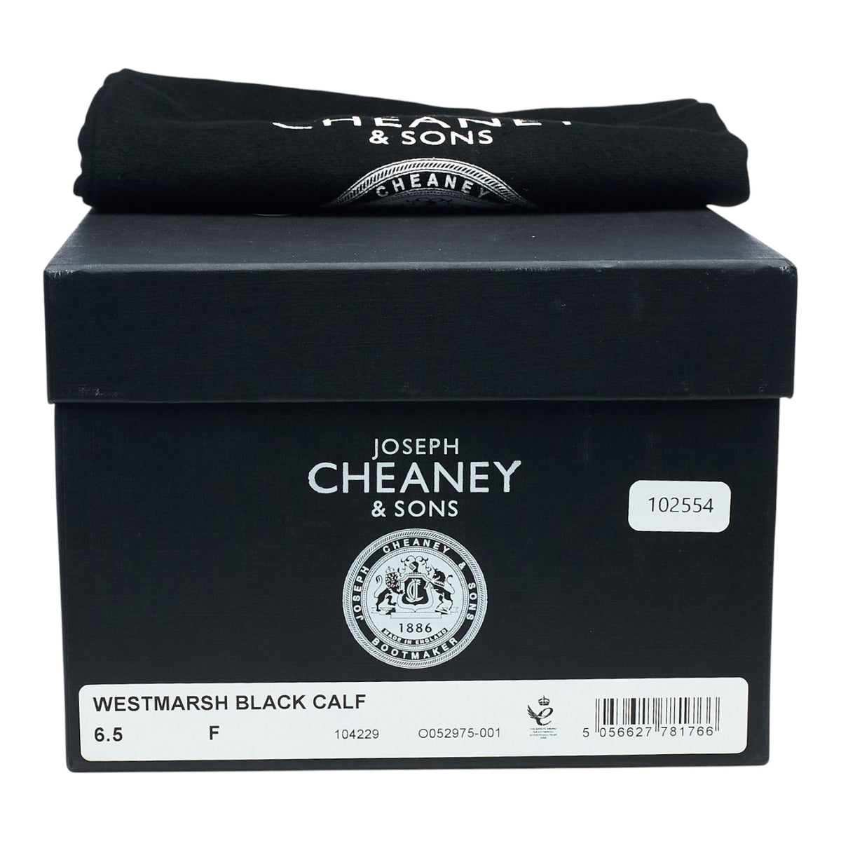 'Westmarsh' Black Leather Oxford UK 6.5 F