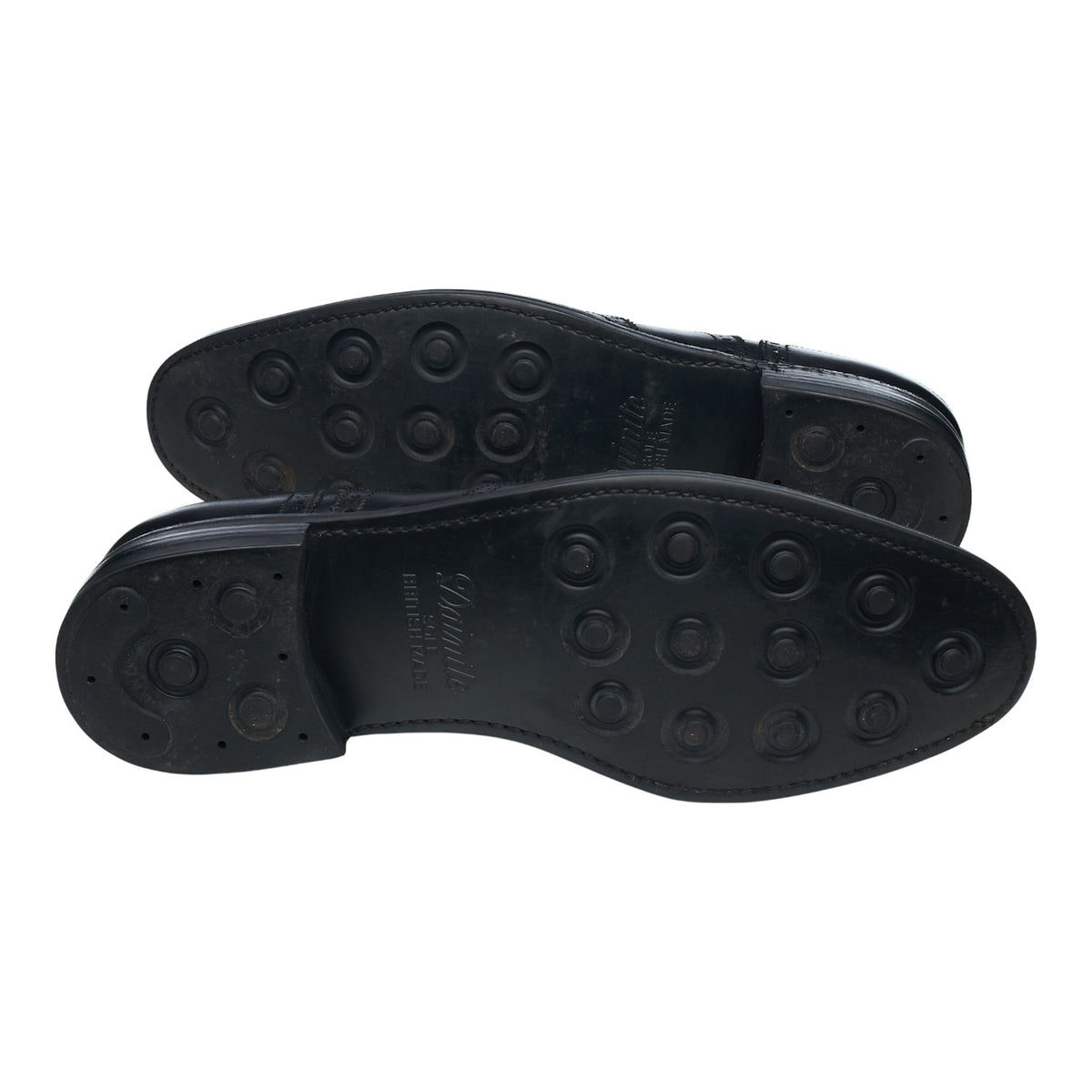 '2029' Black Leather Oxford Brogues UK 9.5