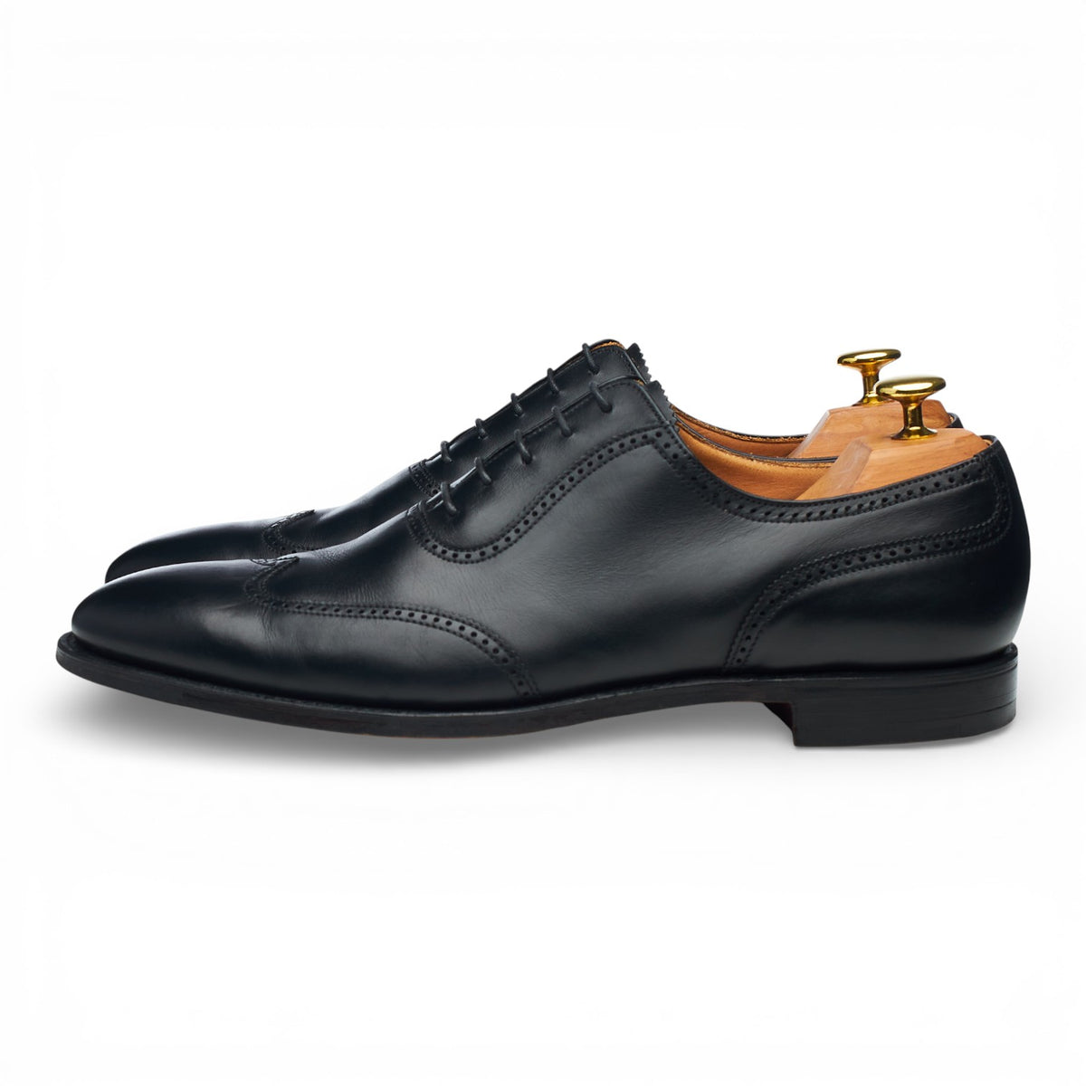 Black Leather Oxford Brogues UK 8.5 US 9.5 D