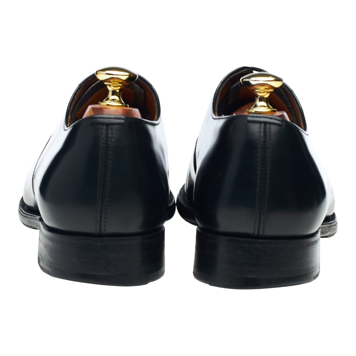 'Consul' Black Leather Oxford UK 7 G