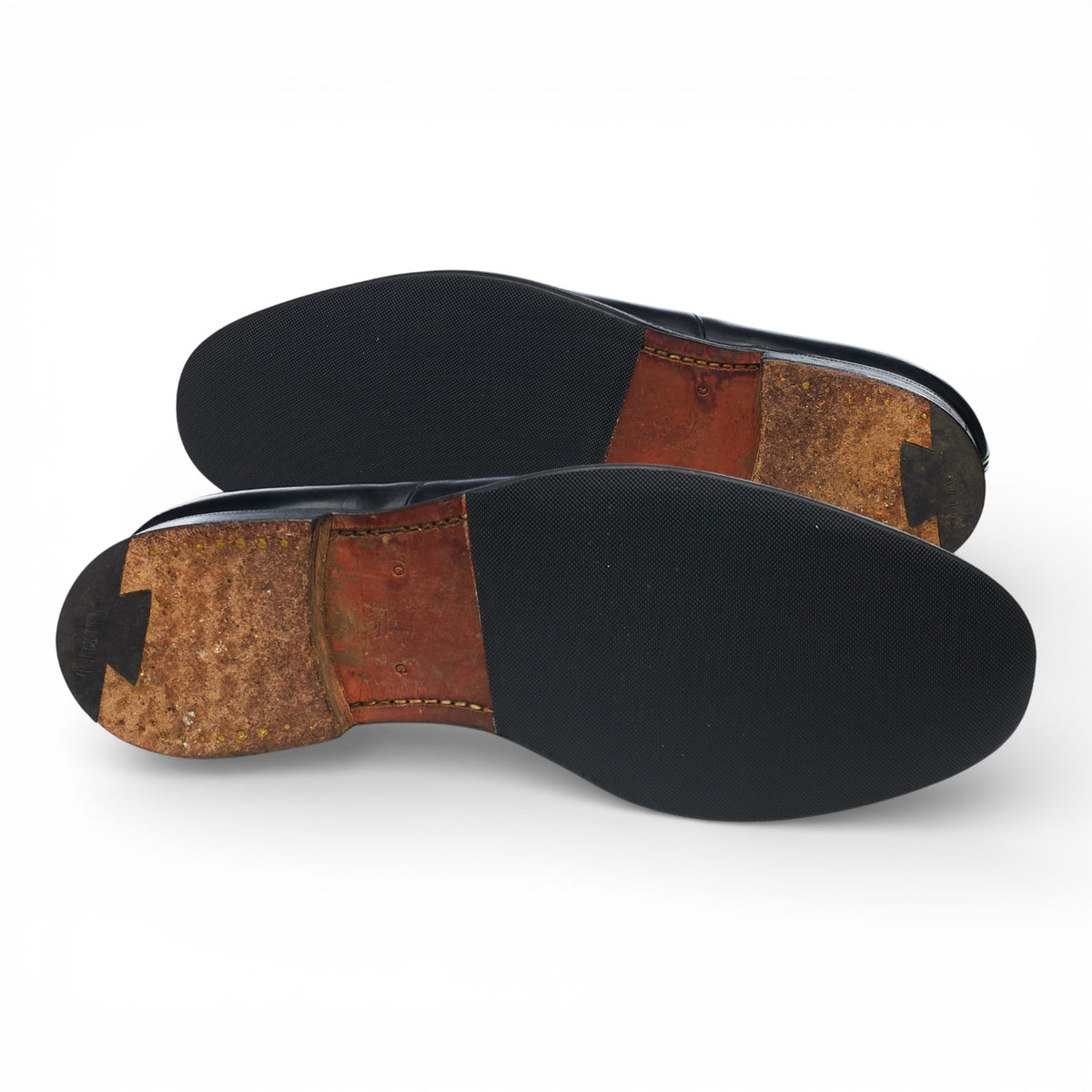 'Consul' Black Leather Oxford UK 7 G