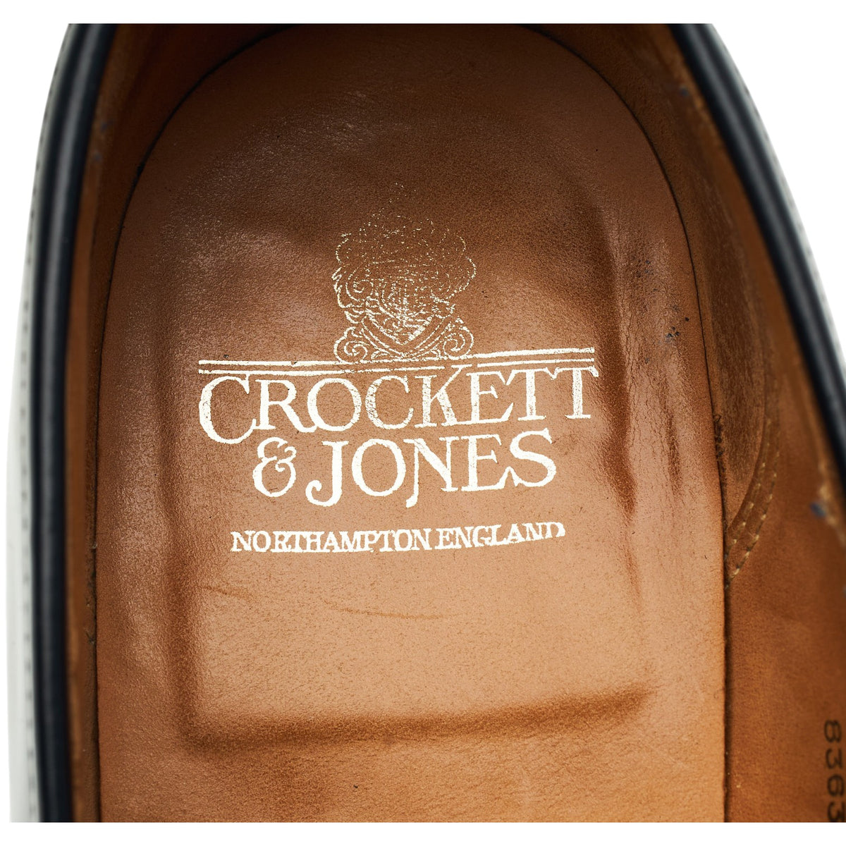 'Boston' Black Leather Loafers UK 10 E