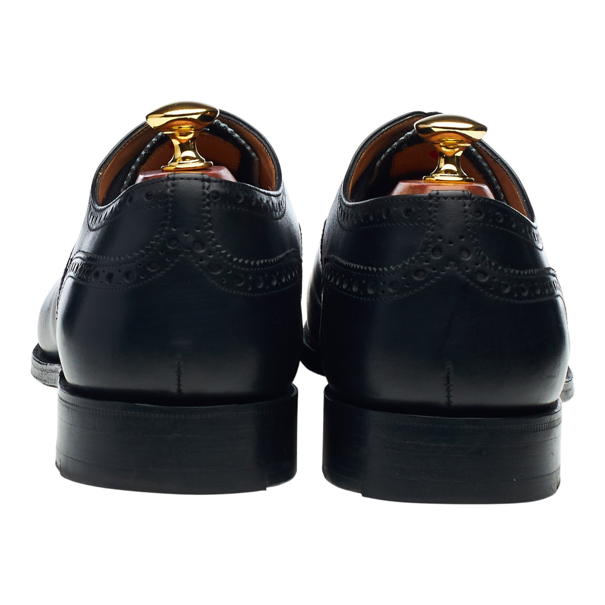 'Diplomat' Black Leather Oxford Brogues UK 8.5 G