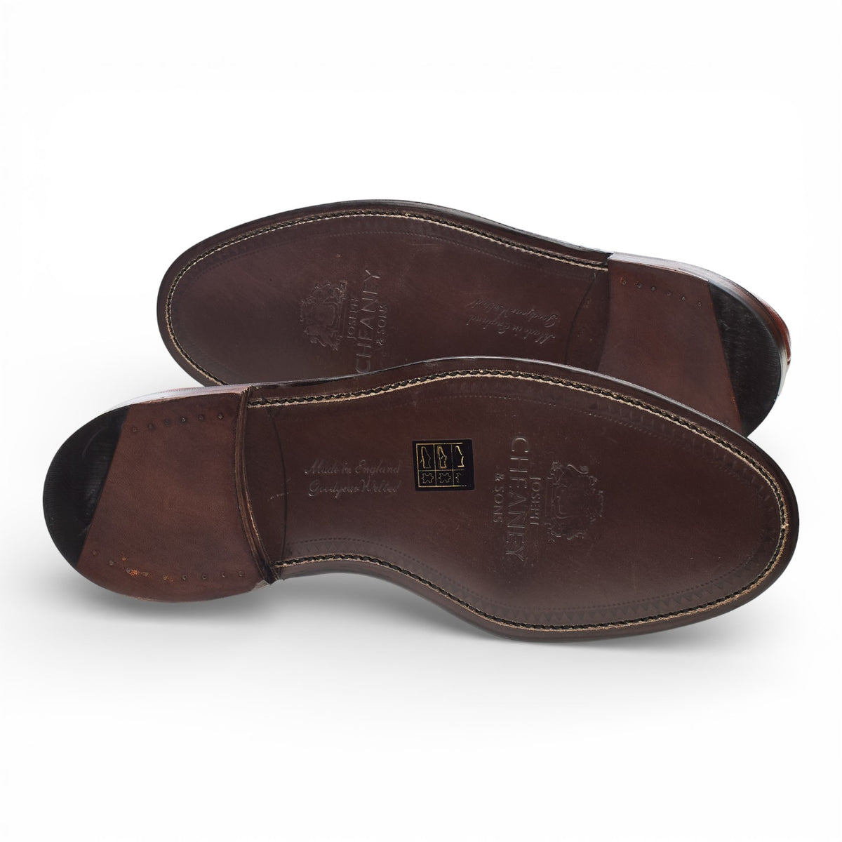 'Tarbert' Tan Brown Deerskin Leather Oxford Brogues UK 7 F