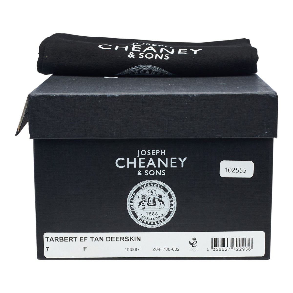 'Tarbert' Tan Brown Deerskin Leather Oxford Brogues UK 7 F