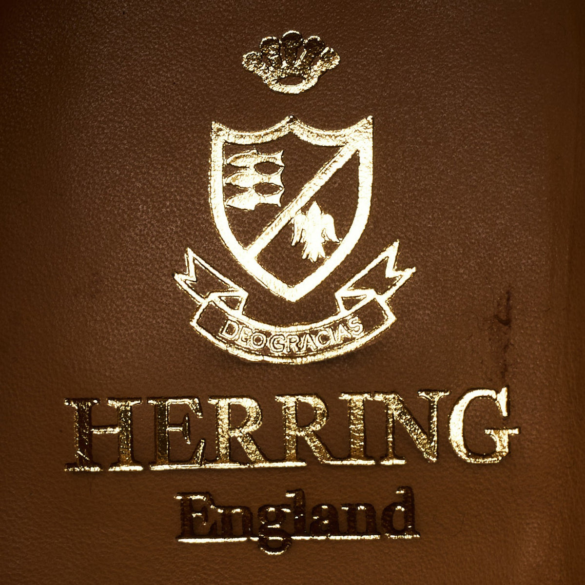 Herring 'Badminton' Brown Waxy Leather Boots UK 7 F