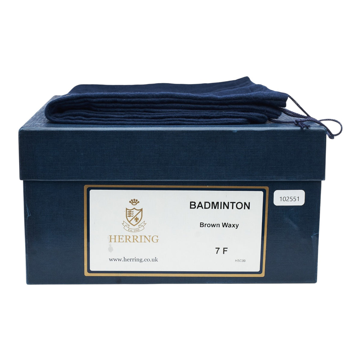 Herring 'Badminton' Brown Waxy Leather Boots UK 7 F