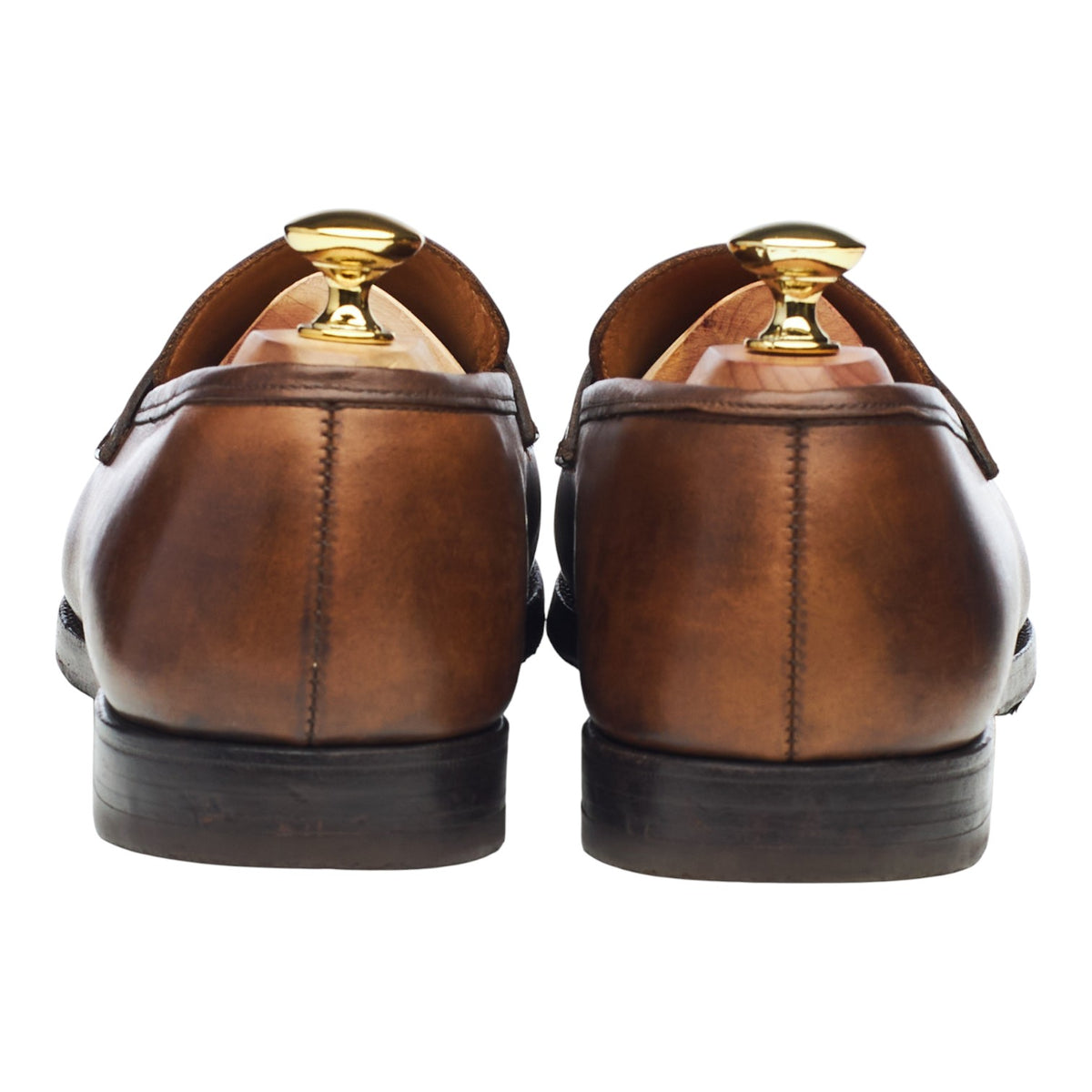 'Grantham 2' Brown Leather Loafers UK 7 E