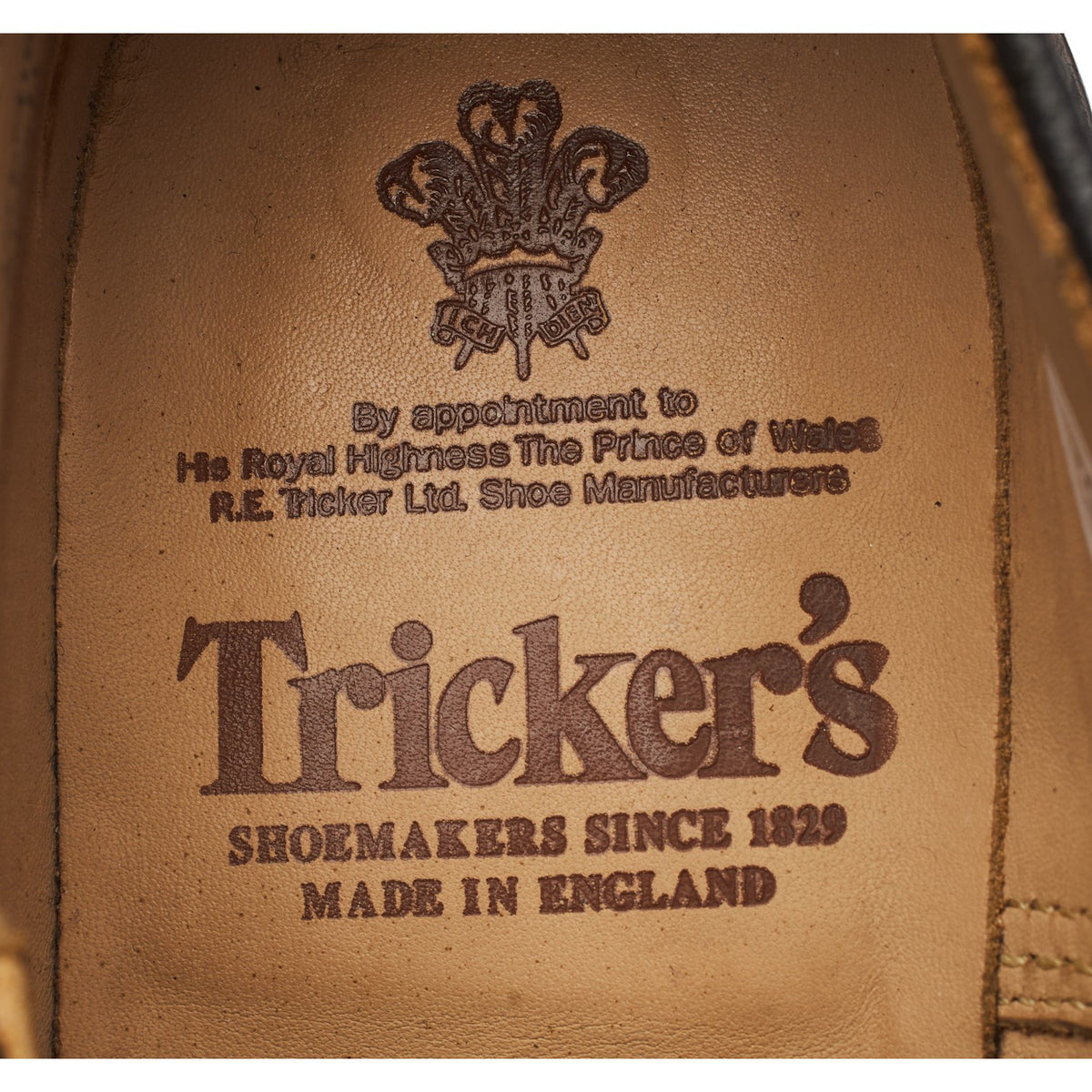 'Heath' Tan Brown Leather Apron Derby UK 6.5