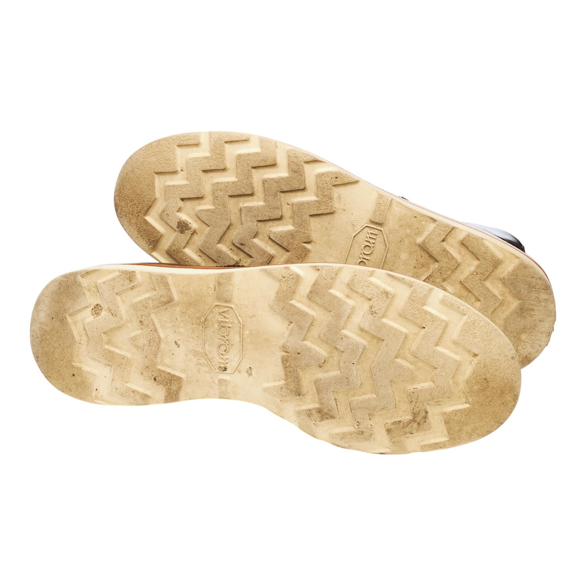 'Johnson' Brown Leather Boots UK 8 US 9 E