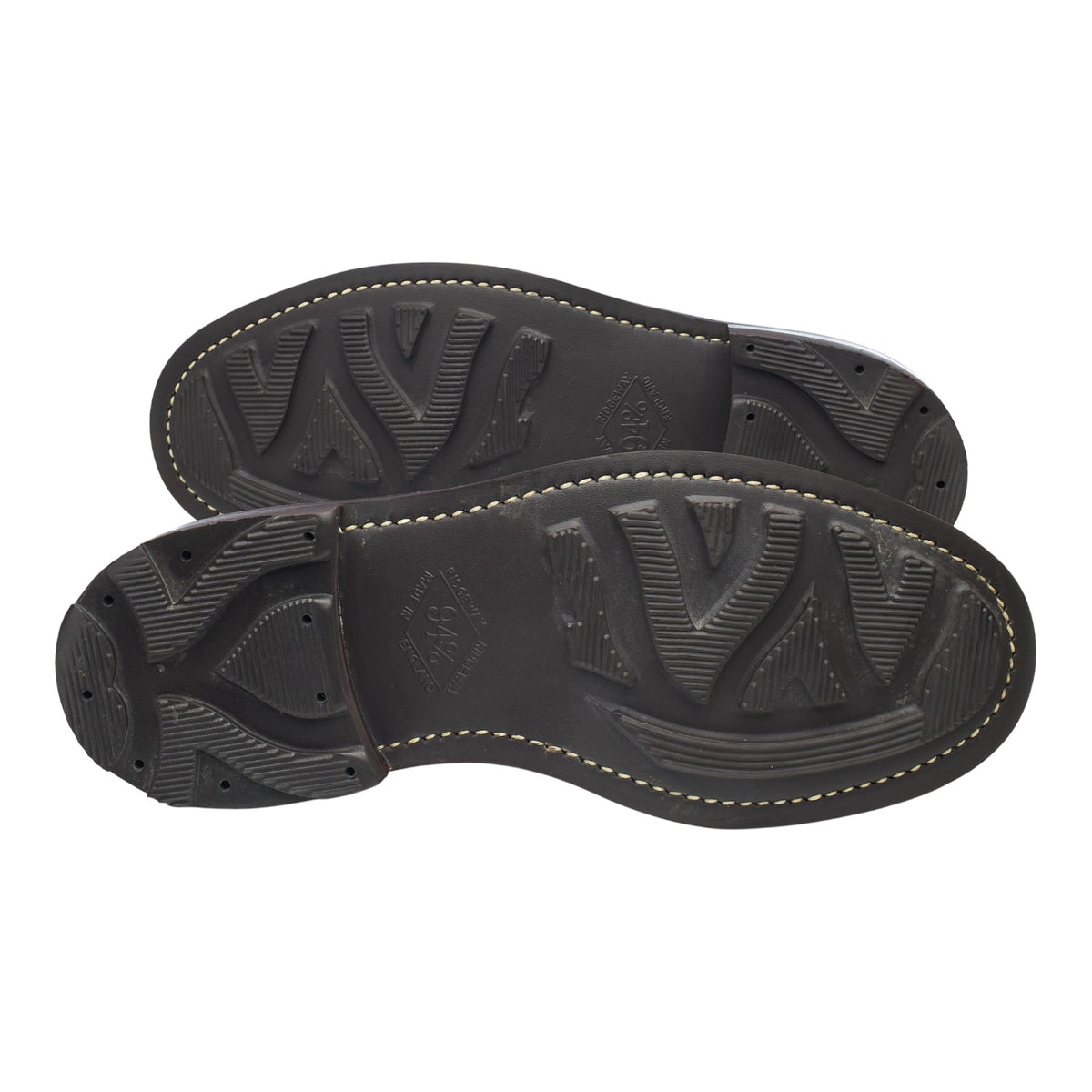 'Heath' Dark Brown Leather Apron Derby UK 6.5