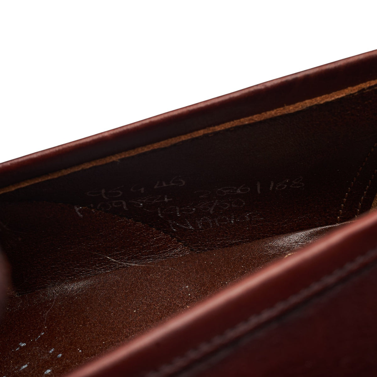 Masterclass Burgundy Leather Brogue Loafers UK 9.5 G