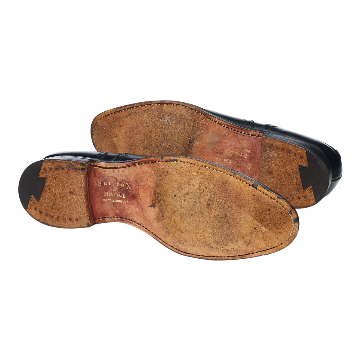 Shipton & Heneage 'Winchester' Black Leather Oxford Brogues UK 10 E